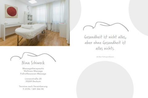Massagetherapeutin Nina Schiweck