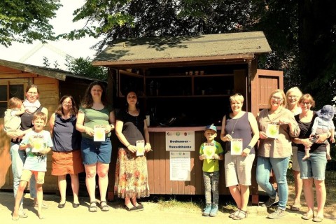 Beckumer Tauschhütte im Mehrgenerationenhaus