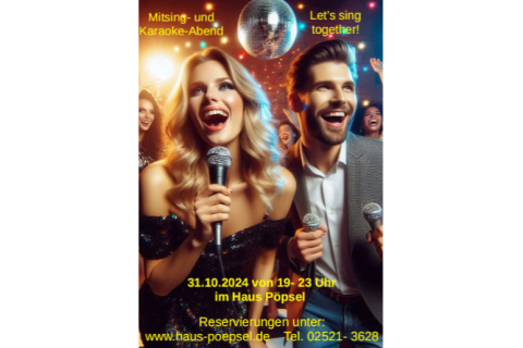 Karaoke bei Haus Pöpsel in Beckum