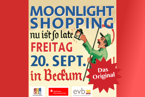 Heute Abend: Moonlight Shopping mit Weinreise in Beckum!