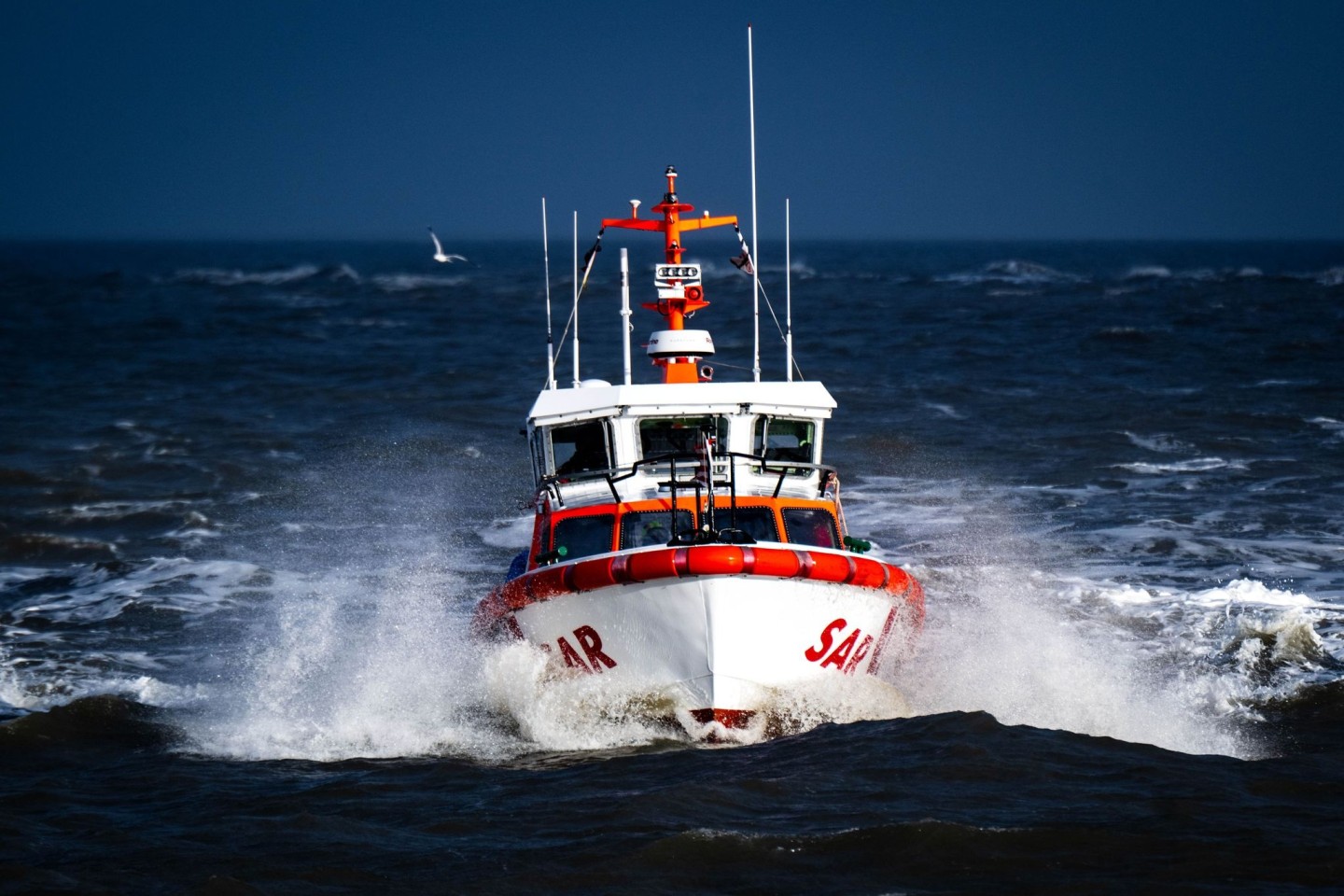 Das Seenotrettungsboot «Gillis Gullbranson» (Archivbild). Mehrere Schiffe der Seenotretter waren an der Suche beteiligt.